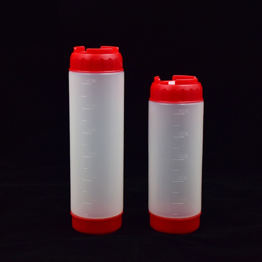 In First Out First Squeeze Bottles Double Head Tomato Catchup Dispenser  Picnic Cooker