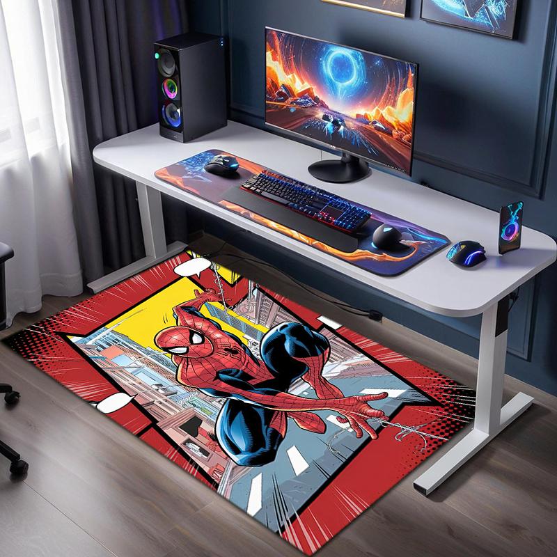 1PC Spider-Man Rug - home decoration Carpet For Living Room Bedroom Flooring Computer Chair Area Rug