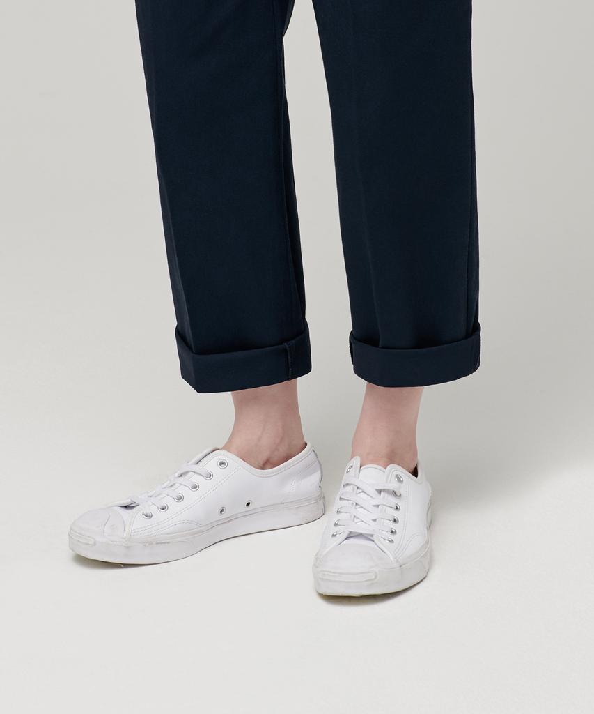 MUSINSA STANDARD WOMAN Women'S Tapered Chino Pants [Navy]
