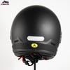Retro Full Face Motorcycle Helmet with Fiberglass Lens and Ventilation for All-Season Use