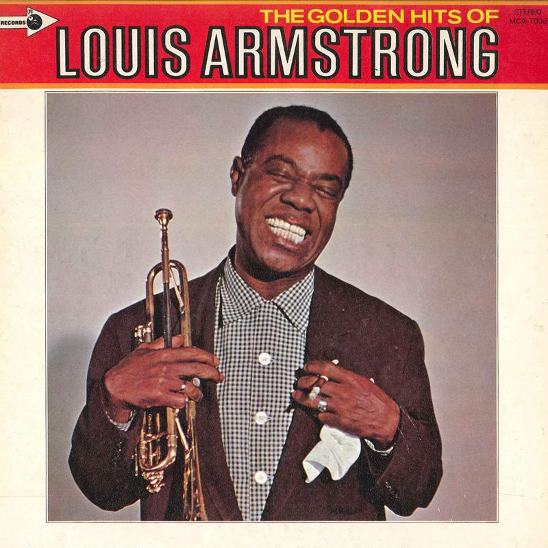 LP Record LOUIS ARMSTRONG  Golden Hits Of Louis Armstrong MCA7008 MCA 1970 Japan Obi Jazz Used