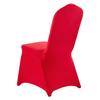50 Pcs Red Chair Covers, Polyester Spandex Chair Cover, Stretch Slipcovers for Wedding Party Dining Banquet Flat-Front Chair Covers, Fits Chair