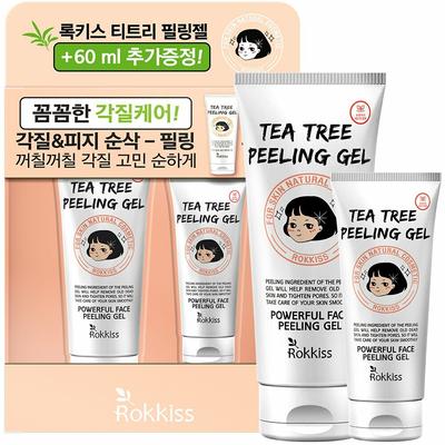 Rokkis Peeling Żelowy z Drzewa Herbacianego Zestaw Specjalny (120 ml + 60 ml)