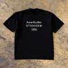 Tendenza Moda Estiva 2026 Marca di Lusso Stampa Lettere T-shirt Unisex Unisex Girocollo Cotone Manica Corta Y2k Oversize Tee