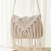 Handgefertigte Baumwollgewebte Gestrickte Quasten Umhängetasche Vintage Schulter Umhängetasche Damenmode Strand Sommer Handtaschen 2023 Tasche