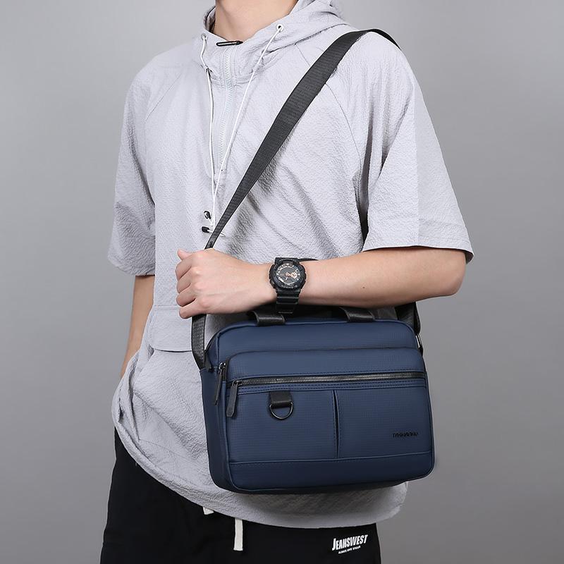 Herren Anti-Diebstahl Business Umhängetasche - Langlebige Büro-Aktentasche mit mehreren Reißverschlusstaschen