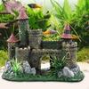 Castle Aquarium Decoration Building Decor Architecture Underwater European Design Collection Art