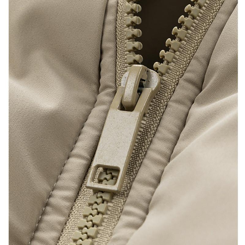 Autumn and Winter Warm Simple Thick Vest Plus Cotton Plus Velvet Corduroy Outdoor Windproof Color Matching Men's Jacket