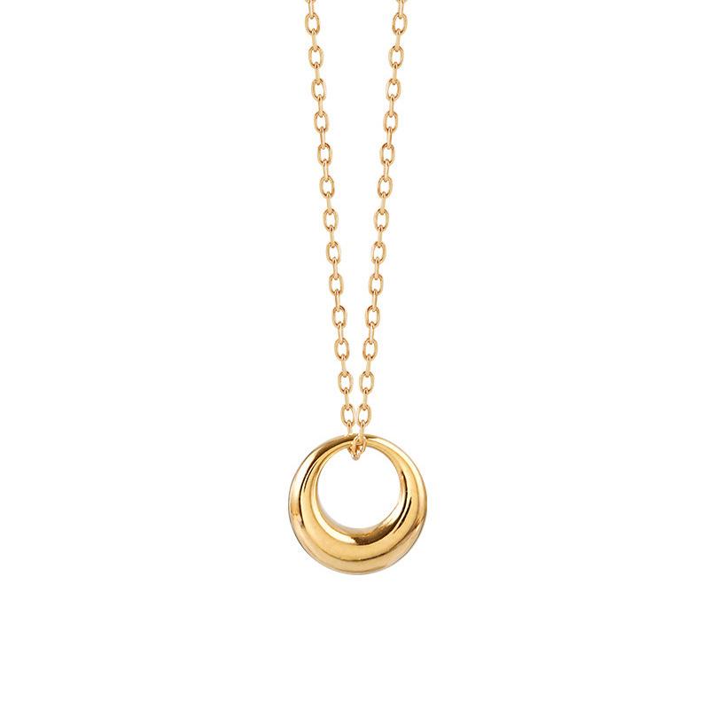

Wenjian 2022 Geometric Circle Necklace: Women s Simple Clavicle Chain, Trendy Temperament Design
