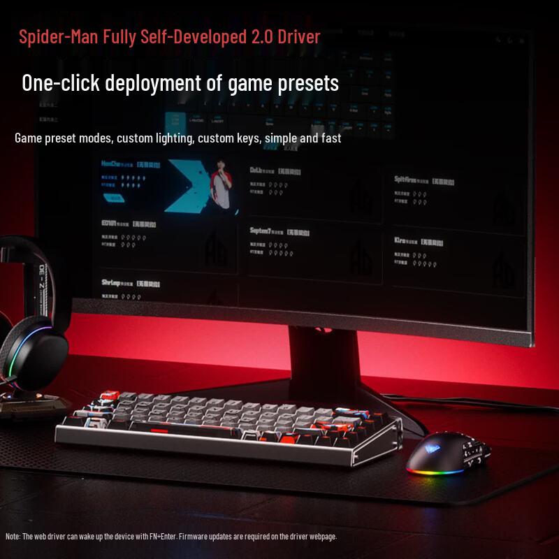 AULA HERO68 Air Tri-Mode Magnetic Switch Gaming Keyboard
