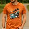 Retro Surf Shack Fan Gift T Shirt Vintage Classic Car Beach Surf Graphic Unisex Unisex Unisex Cotton Summer Vacation Daily Tops