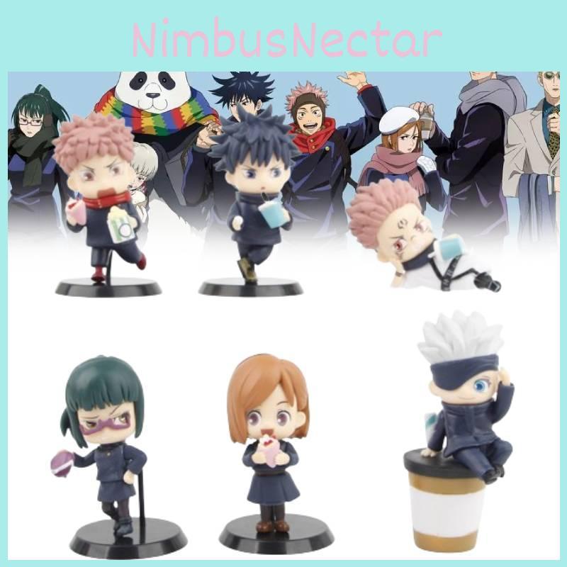 Pvc Jujutsu Kaisen Break Time Coffee Snack Model Blind Box Gashapon Figure