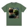Dark Humor Frog Shark Graphic Funny Meme Tshirt Women Clothing Fashion Tshirts Cotton Casual Short Sleeve T Shirts Streetwear