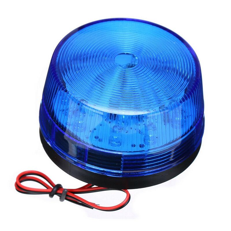 LED Car Flashing Light Strobe Emergency Alarm Lamp Round Auto Roof Warning Signal Flash Lamp Beacon Bulb For RV Truck
