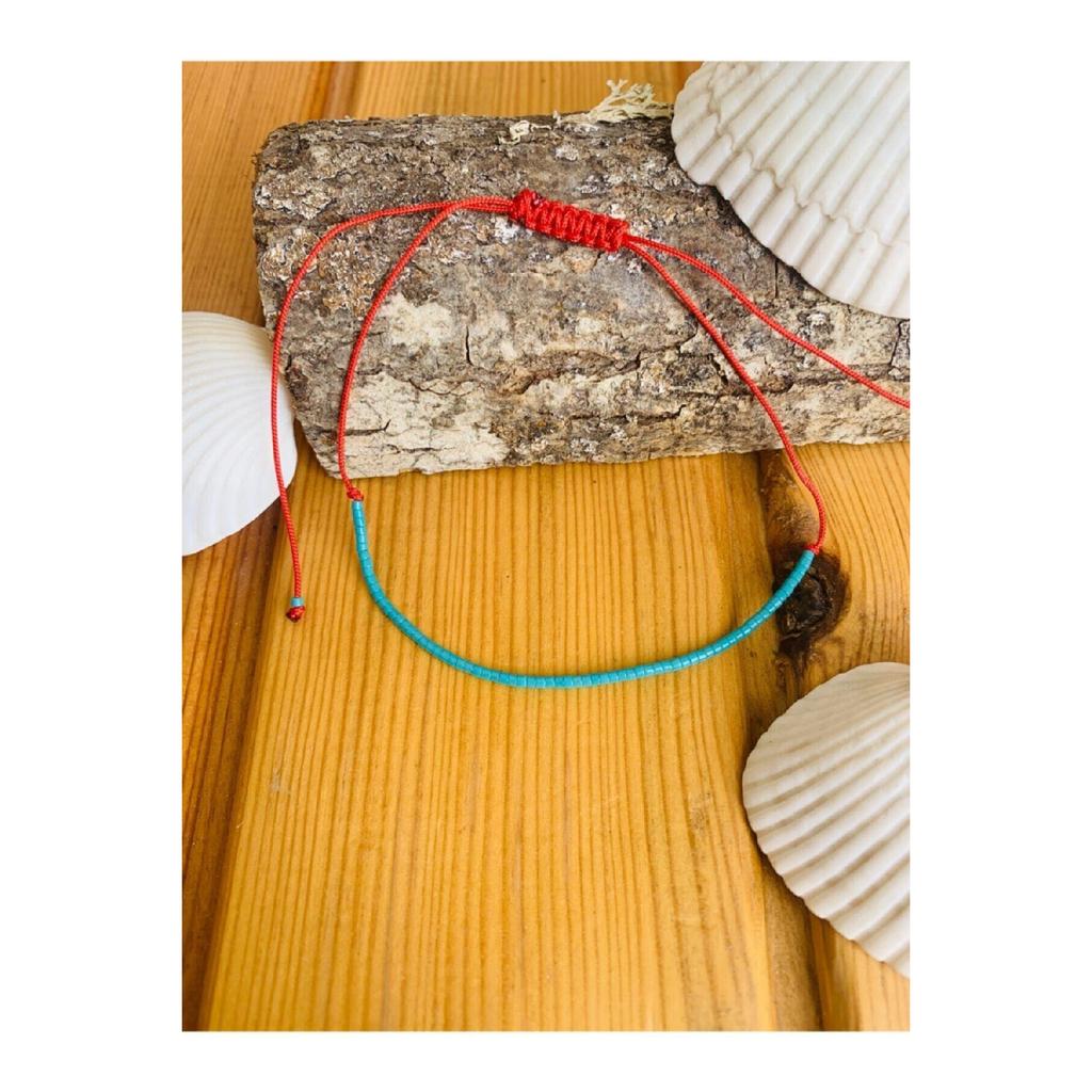 Miyuki Red String Türkis Age