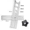 Tile Locator Ruler Multifunctional Stainless Steel Adjustable Punching Measuring Ruler Tile Tools For House Decorated Work