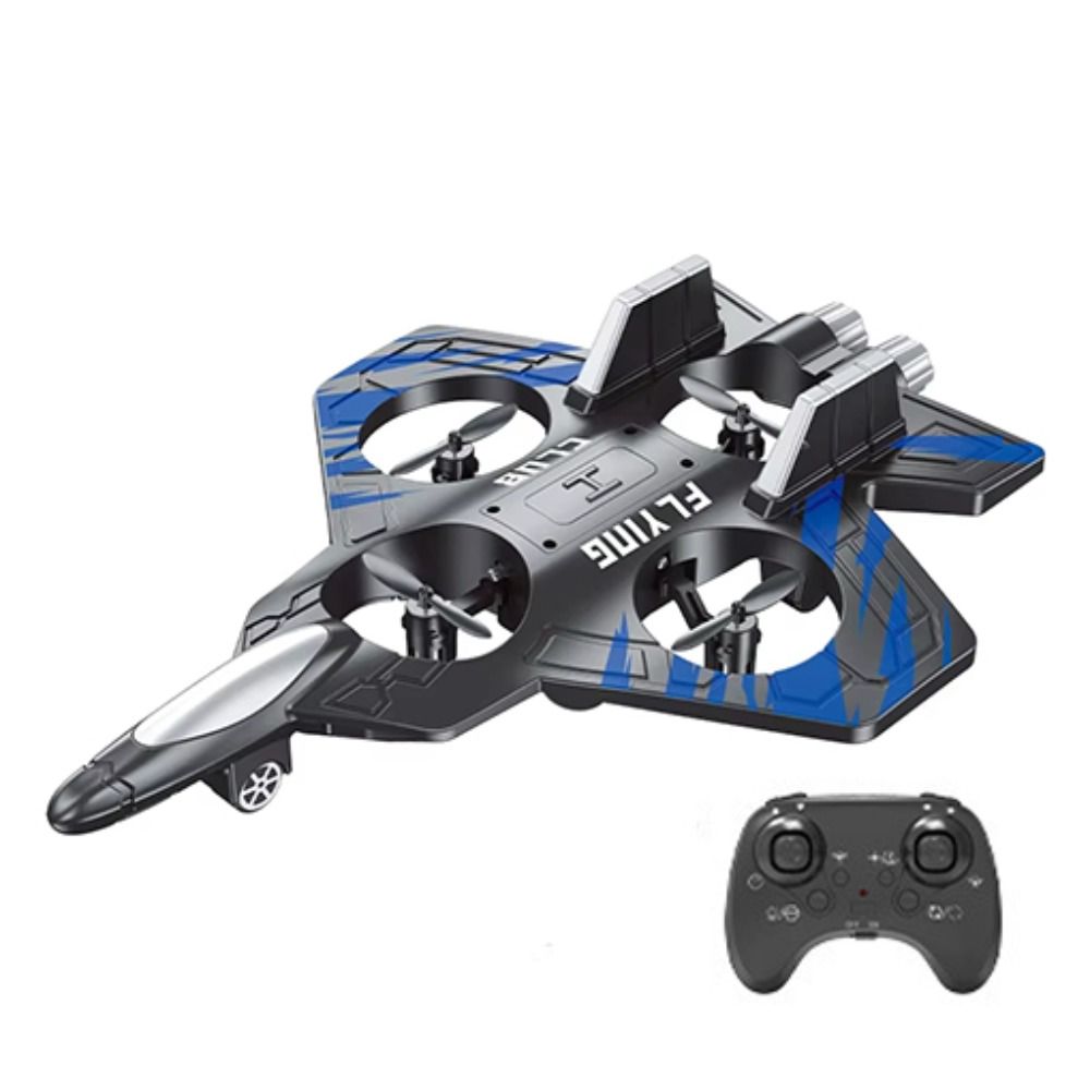 Rechargeable Four Motor Helicopter Toy Gravity Sensing RC Hobby Jet Plane Kids Toddlers Children