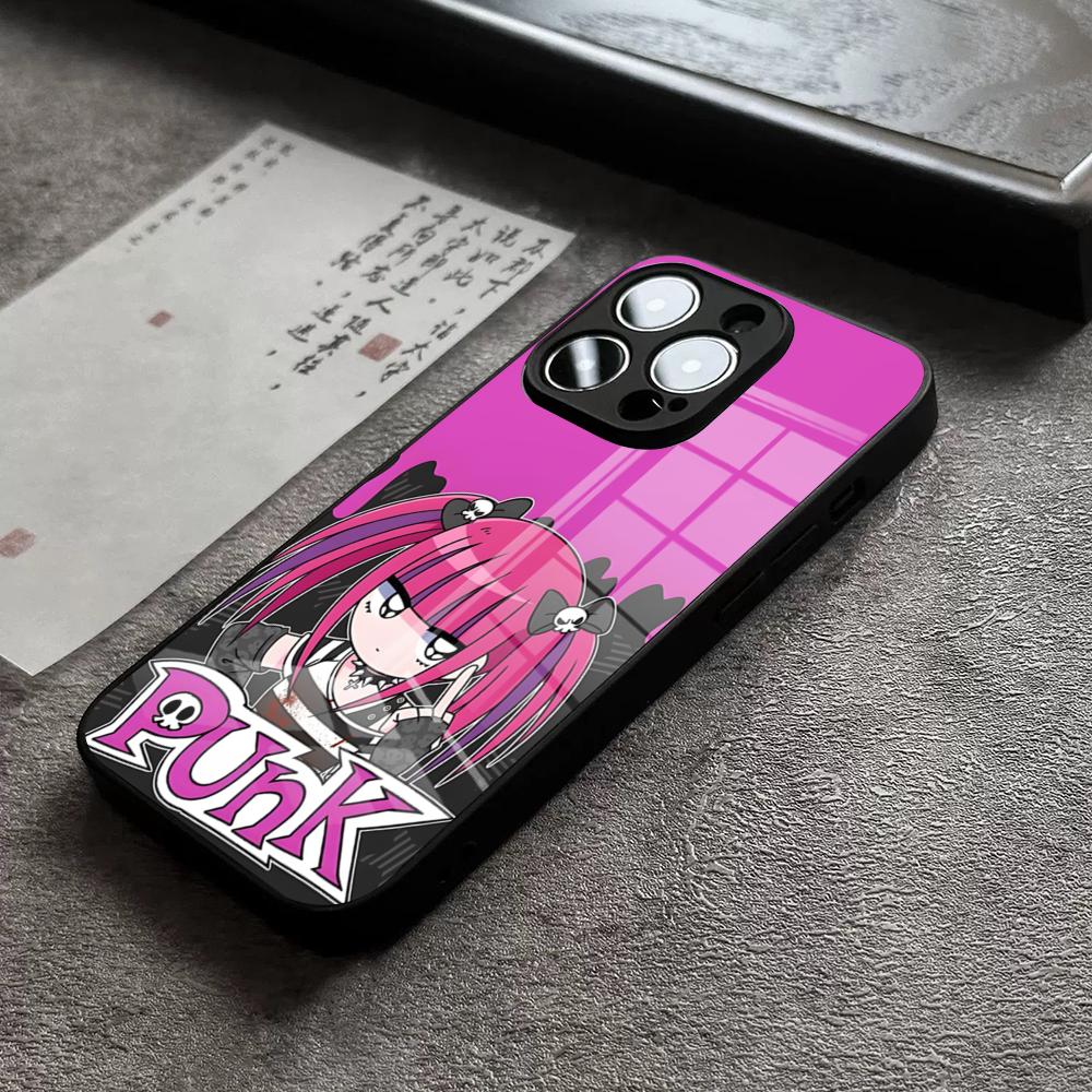 M-Menhera Chan Comic Phone Case For IPhone 16 Pro Max 15 Plus 14 Pro 12 11 13 Mini X XR XS Max 8 7 Plus SE Glass Cover
