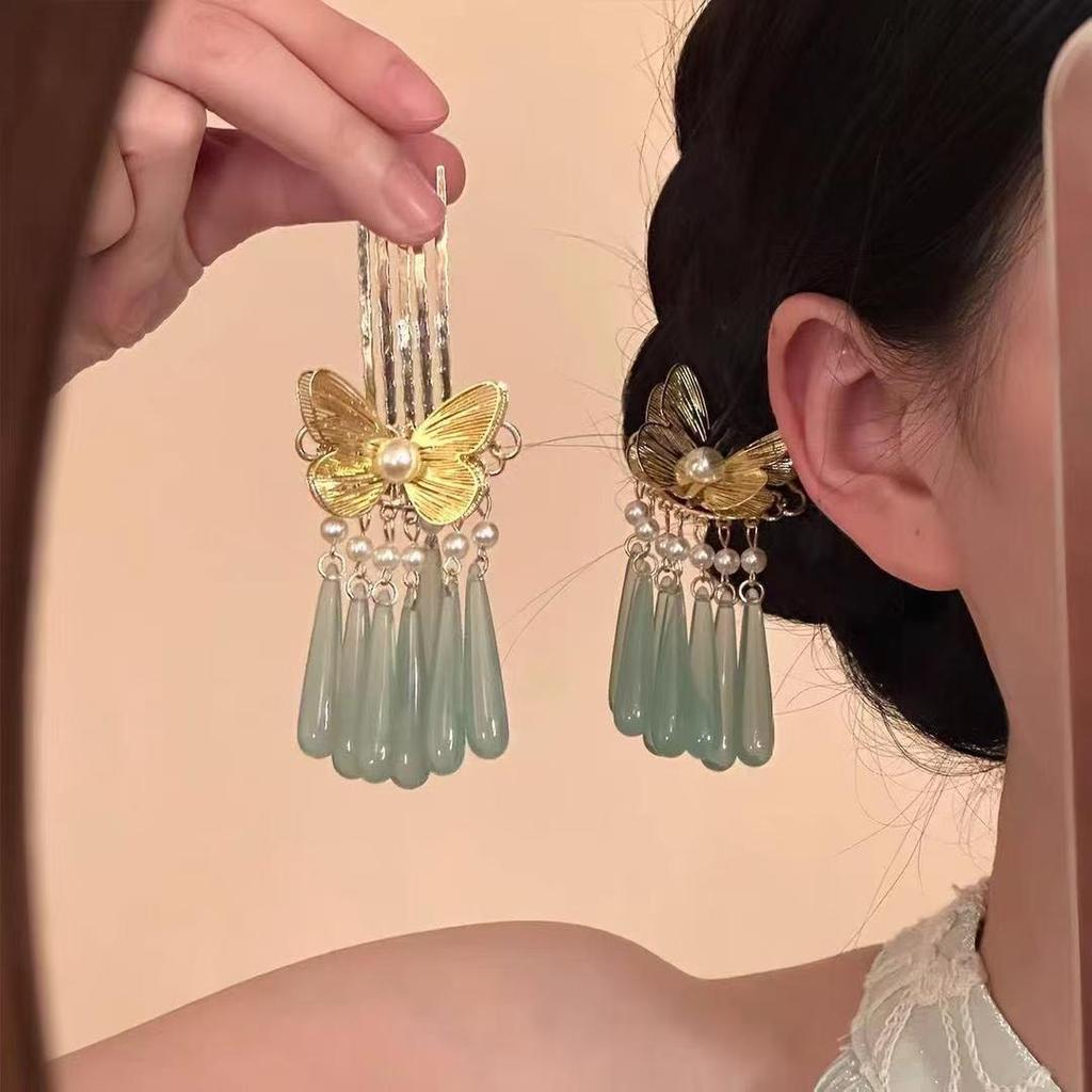 Sandalwood Women's Hairpin: Elegant Modern-Chinese Style Wooden Updo Stick
