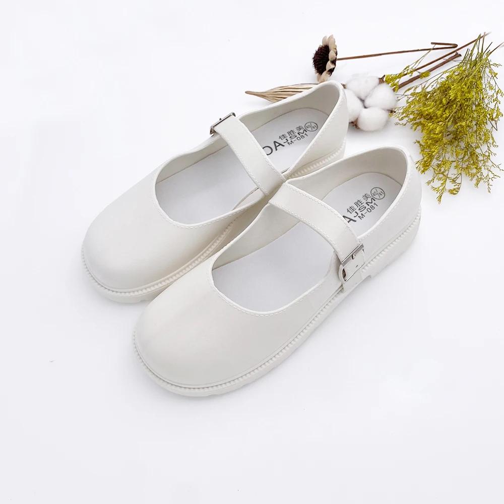 Fashion Women's Shoes and Flip-flops, A New Type of Fashionable Thick-soled Flat-bottomed Single-button Shoes in Baotou for Summer