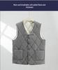 Men's Plus Size Lambswool Cotton Jacket - Autumn Winter Warm, Velvet-Lined, Thick, Short Collar, Loose Fit, Versatile Design