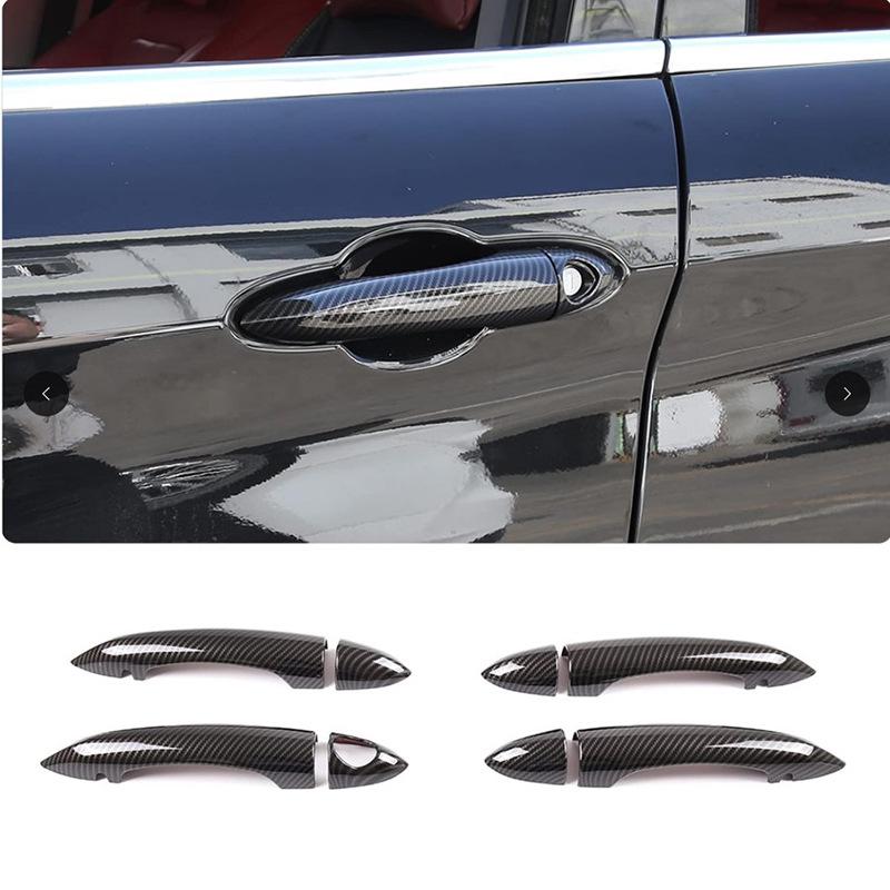 Alfa Romeo Giulia (2017-2022) Carbon Fiber Exterior Door Handle Pattern