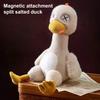 Magnetic Detachable Duck Plush Toy 8.66 Inch Soft Plush DIY Magnetic Split Duck