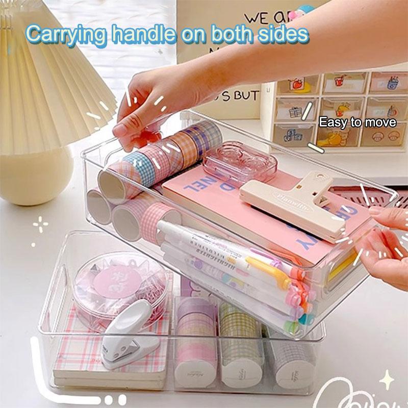 Acrylic Storage Box Desktop Storage Box Cosmetic Household Transparent Acrylic Organising Box Sundries Shelf
