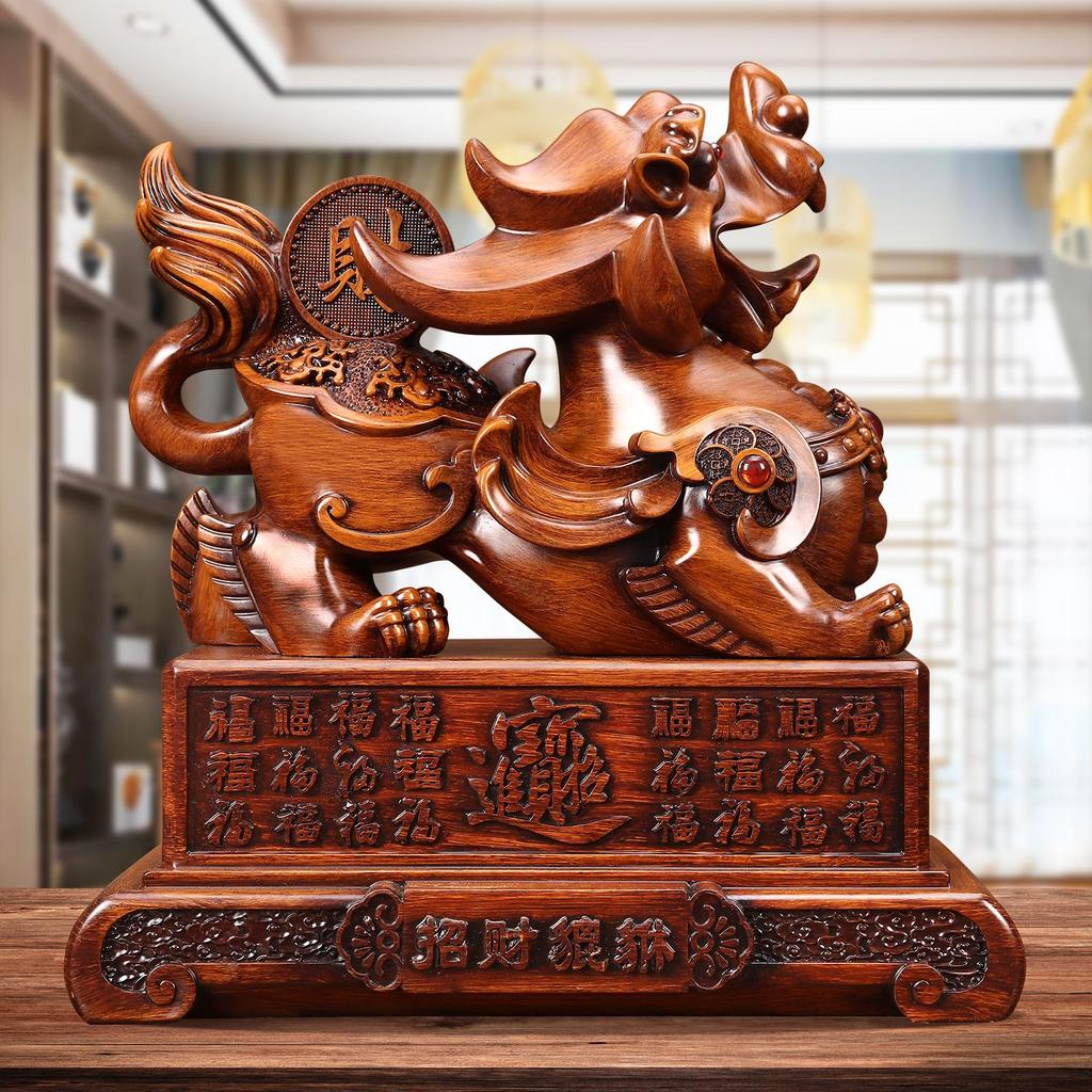 Pixiu Reichtum und Schätze anziehende Dekoration Eröffnung Einweihungsgeschenke Wohnzimmer Weinschrank TV-Schrank Foyer Ornamente