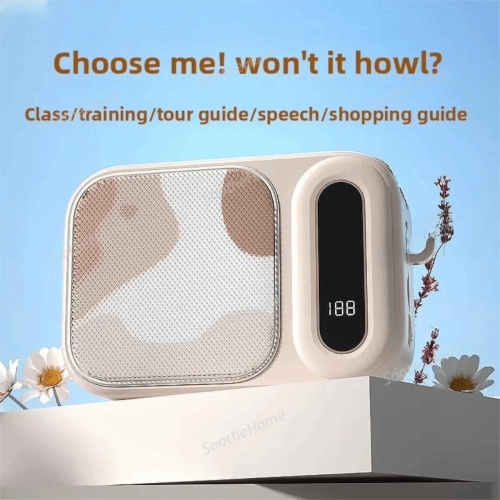 Rechargeable Portable Voice Amplifier Neck Clip Neck Clip Microphone Tour Guides