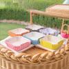 200pcs Muffin Mold Paper Cake Cups Pastry Tool High Temperature Square Cupcake Tray Non-Stick Baking Cake Liners Pastry Making