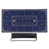 CHASO Poker Mat Casino Compact Card Game Texas with Case Blue Hold'em