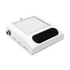 Nail Dust Collector 80W Power for Acrylic Nails Powerful Cordless Vacuum Fan White Black