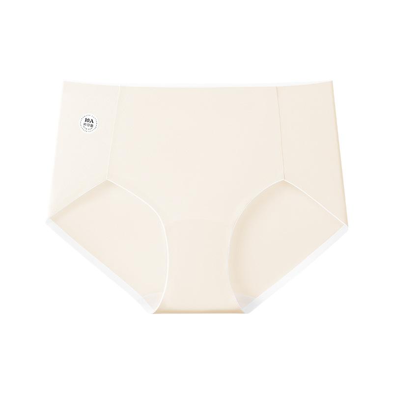 Large Size Female Spring and Autumn 10a Antibacterial Sports High Split Anti   Clamping Hip No Trace Briefs