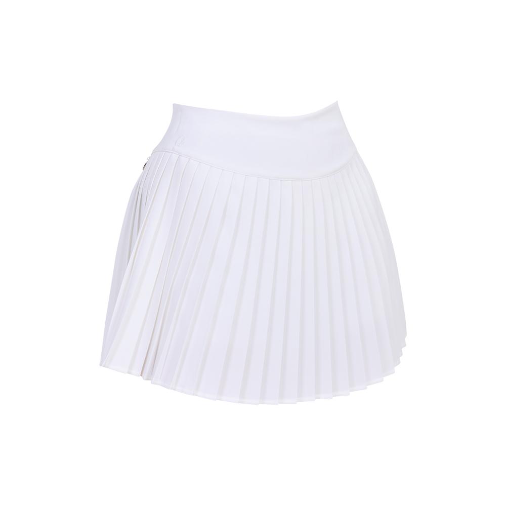 J.JANE Simple Pleated Skirt (White)