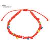 Casual Minimalist Hand Rope Handmade Braided Bracelet for Women, Bohemian Woven Wrist Colorful Summer Beach Accessories with Rice Beads, Adjustable