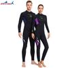 3MM Diving Suit Women's One-piece Long-sleeved Cold-proof Men's Snorkeling Surfing Swimming Warm Wet