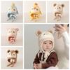 Cartoon Kids Earflap Beanie Thick Plush Lined Infant Winter Cap Toddler Warm Hat  Cold Weather