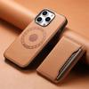 Denior Magnetic Protective Wallet Case with 15 Card Slots & Stand for iPhone 16/17 Pro Max