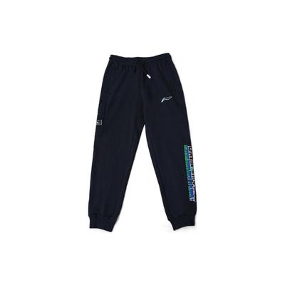 Li Ning Badminton Series Casual Letter Logo Printed Sports Pants Men Bottoms Black AKLSD15-1