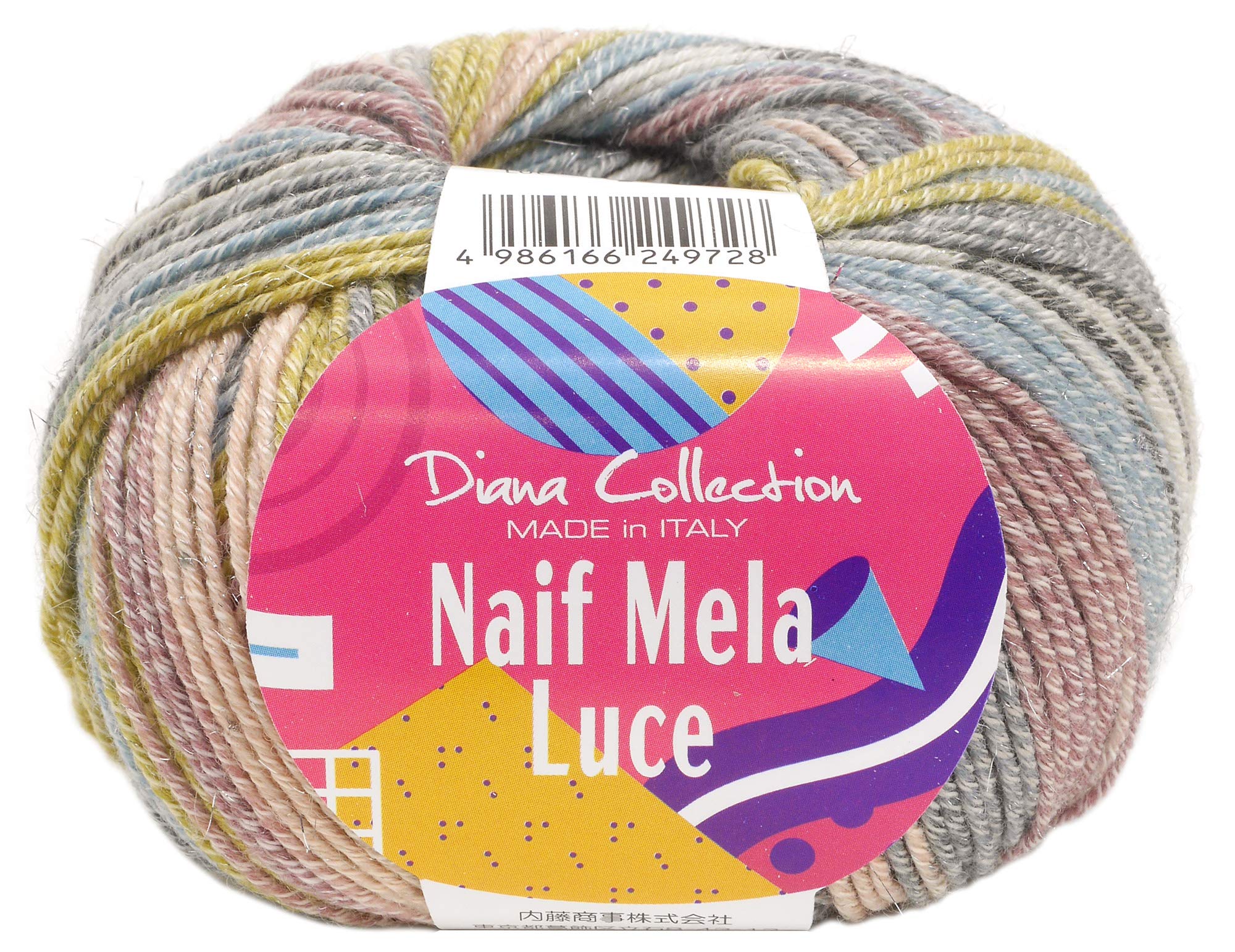 

DIANA KnifeMera Пряжа средней толщины мульти 50г 150м Набор 10 мотков Кол.906 Прибл.. Ф-60