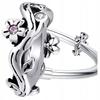 Charms Flowers 925 Bead Pendant S925 Cubic Zirconia Beads