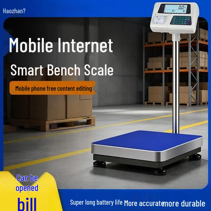 Hao Zhan Dual Display Printing Electronic Platform Scale (CN Version)