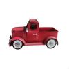 Maceta de Recogida Vintage Camioneta de Cama Abierta Forma de Camión Pintada de Rojo para Exhibición
