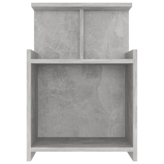 VidaXL Bedside Table Concrete Grey 40x35x60 Cm Chipboard