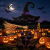 Hanging Wall Decor Halloween Witch Hat Boot Sign Trick or Treat Decoration Reusable Sign for Home Room Wooden Front Door Hanger Holiday Party,
