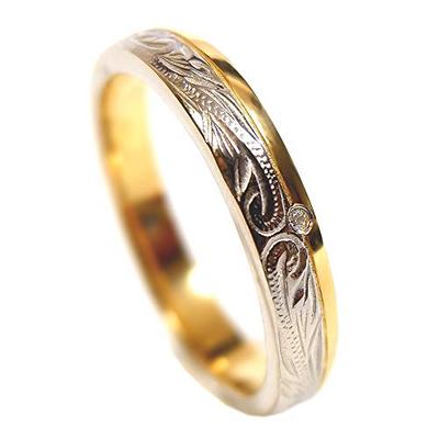 July Hawaiian Jewelry Ring with Scroll and Cubic Zirconia Stones, Men's and Women's, Hypoallergenic, Surgical Stainless Steel, Size 5