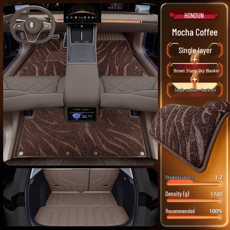 2026 Hongqi S9 TPE Floor Mats: Full Set Interior Carpet for Five Seats