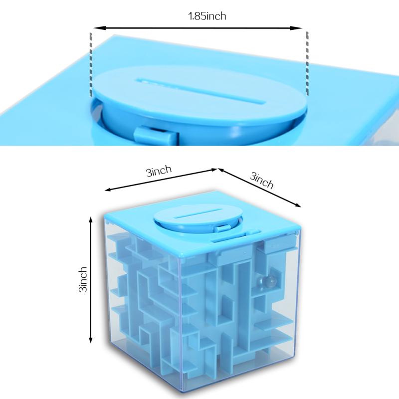 Thinkmax Money Saving Puzzle Maze Box for Kids and Children, Money Maze Bank, Coin Cash Bill Storage