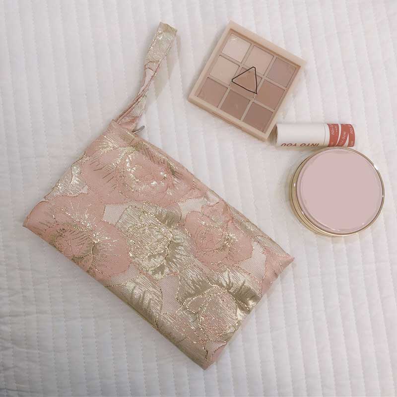 

Sweet Cute Korean Women s Small Cosmetic Bag Makeup Case Travel Make Up Organizer Storage Bag Portable Clutch Purse Handbags рожевий